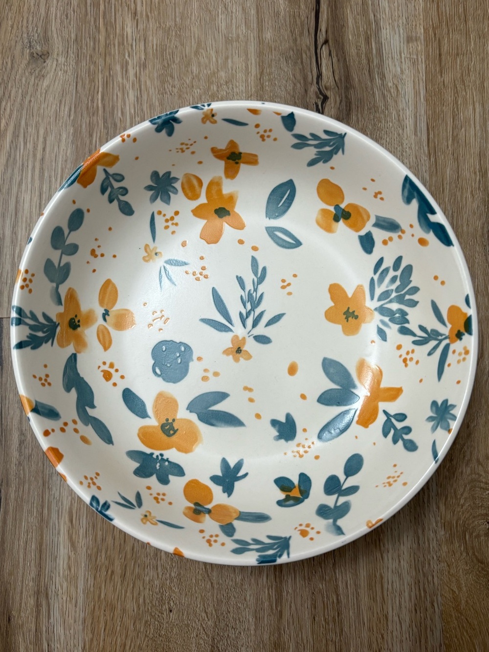 Selamica Floral Ceramic Bowl 2 Piece